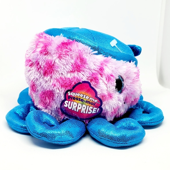 Poopchi's Friends Octo The Octopus Plush Brand New Poopchis Grin Studios - Picture 2 of 10